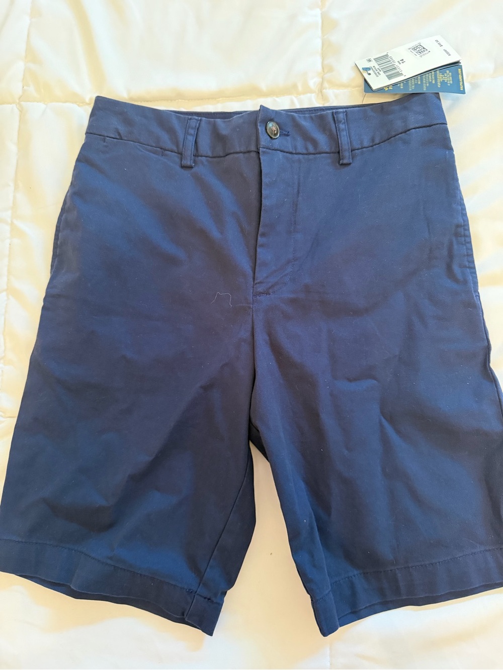 Ralph Lauren Navy Flat-Front Men's Shorts